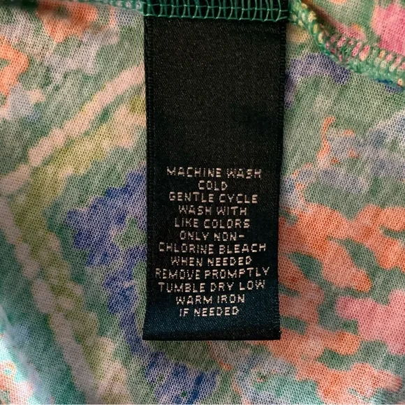 Ralph Lauren paisley top blouse 100% cotton ruffled neck & sleeveless Like New - Picture 4 of 7